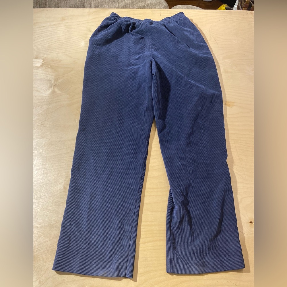 Alfred  Dunner Pull On Corduroy Pants Size 12 (KD) - Picture 13 of 15